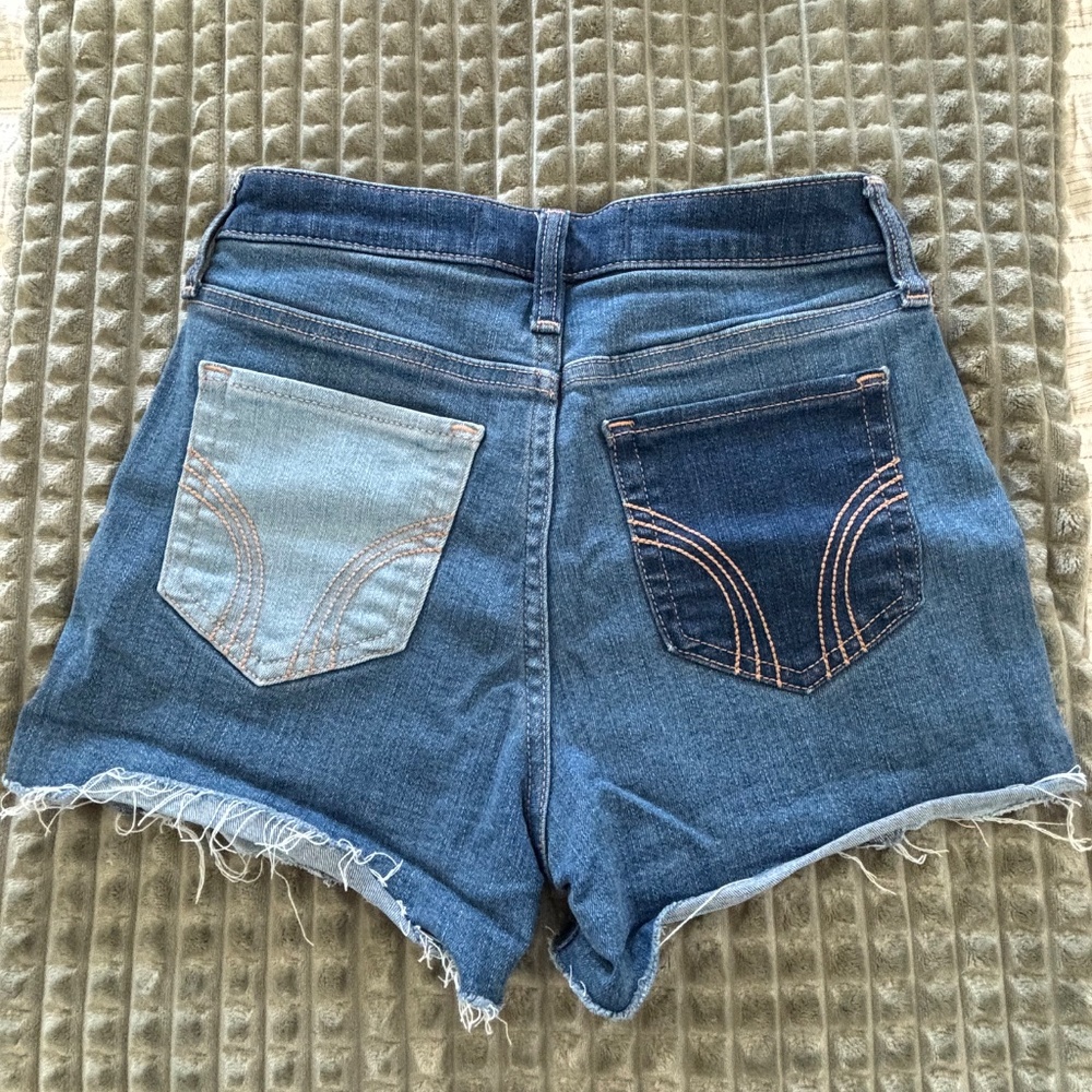 Short Shorts Color Block Patch Work - image 5